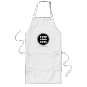 Tablier Long Logo de société personnalisé promotionnel