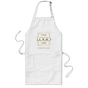 Tablier Long Logo d'entreprise de marque Restaurant Uniform Wor