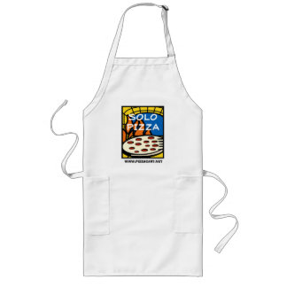 Tablier Long logo, PIZZA SOLOE, WWW.PIZZACART.NET