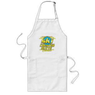 Tablier Long Logo ski des années 80 Crested Butte Colorado