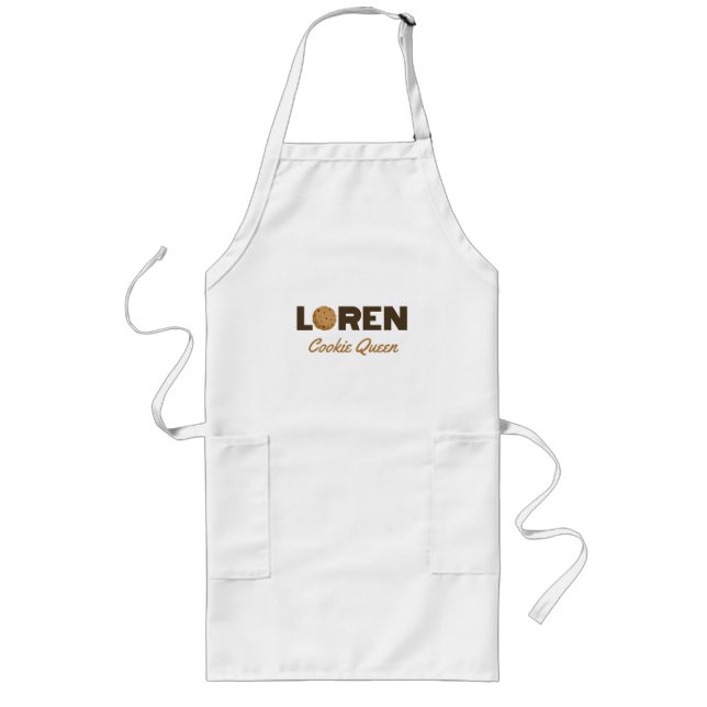Tablier Long Loren biscuit queen long tablier (Devant)