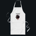 Tablier Long Maison Targaryen - Feu et Sang<br><div class="desc">Jeu de Trones | Graphique pour House Targaryen,  avec trois dragons et une épée,  avec la devise "Feu & Sang".</div>