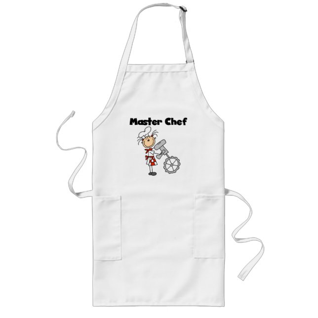 Tablier Long Maître Cuisinier - Femme (Devant)