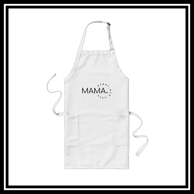 Tablier Long Maman maman Bruh (Mama Mommy Mom Bruh Funny Mom Apron
)