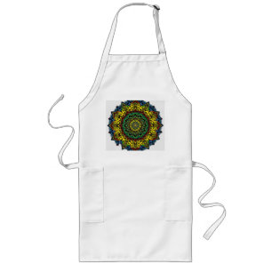 Tablier Long Mandalas culturelles avec Motifs géométriques