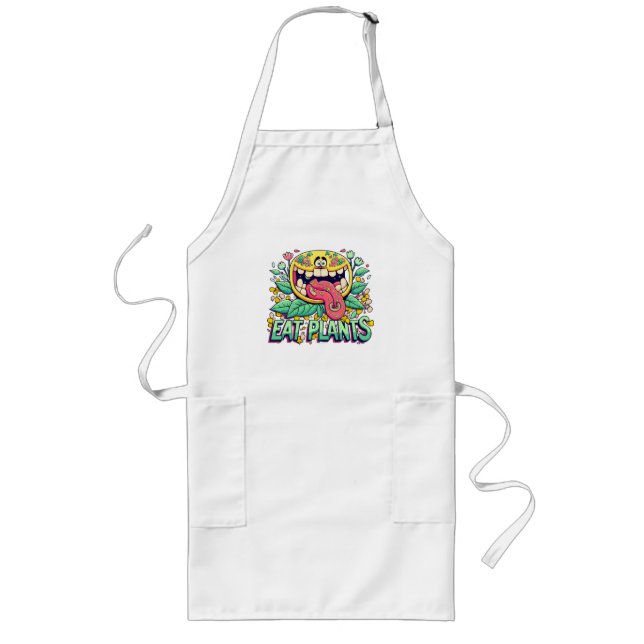 Tablier Long Manger des plantes (Devant)