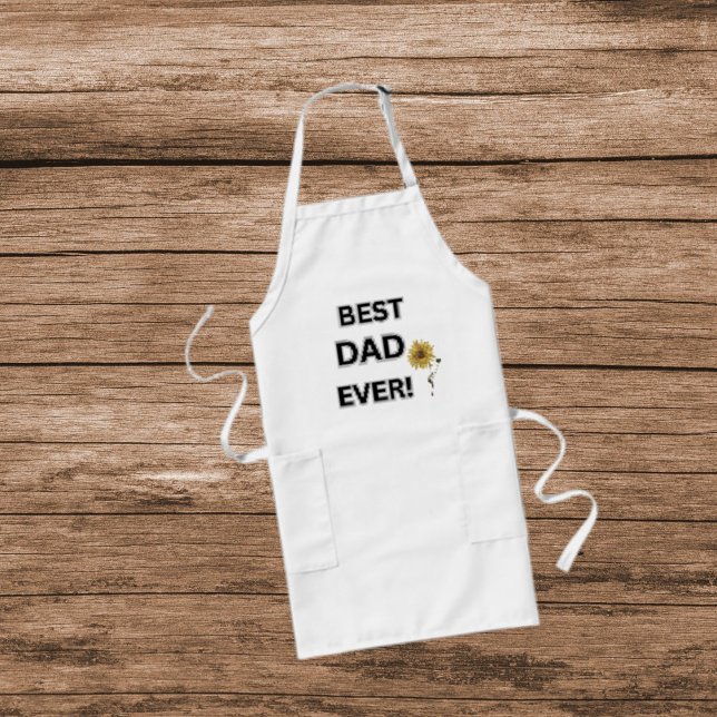 Tablier Long Meilleur Papa du Monde (Créateur téléchargé)