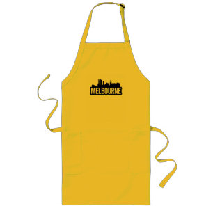Tablier Long Melbourne city Australia Victoria skyline souvenir