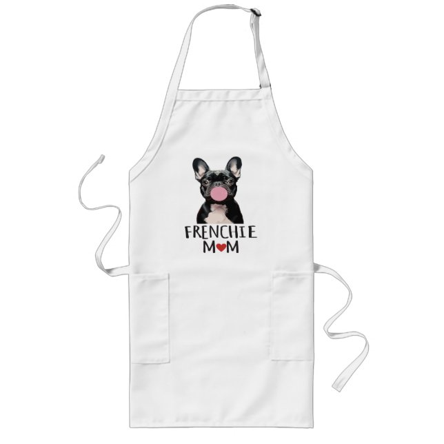 Tablier Long Mignon bouledogue français (Devant)