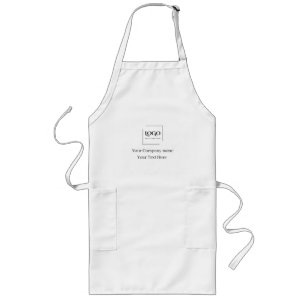 Tablier Long Modèle de logo personnalisé élégant