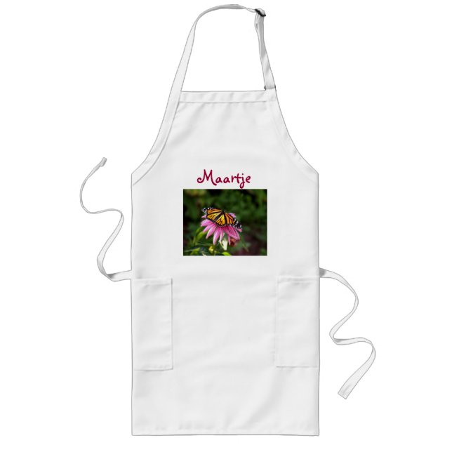 Tablier Long monarque avec la diffusion d'ailes (Devant)