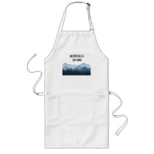 Tablier Long Montebello VA Montagnes Blue Ridge personnalisé en