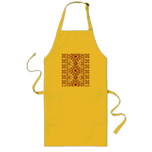 Tablier Long Motif traditionnel, Motif traditionnel roumain T-S