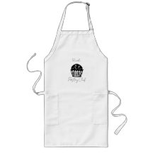 Muffin noir et blanc Pâtisserie Chef blanc