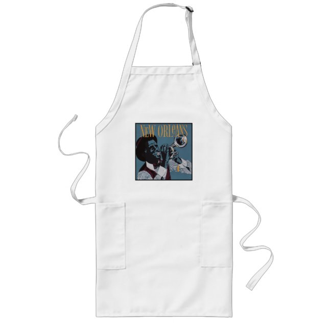 Tablier Long New Orleans Music aprons (Devant)