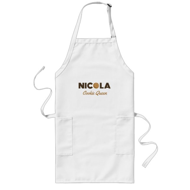 Tablier Long Nicola cookie queen long apron (Devant)