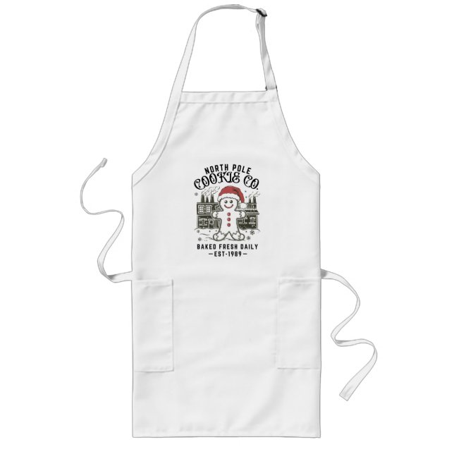Tablier Long North Pole Cookie Co. (Devant)