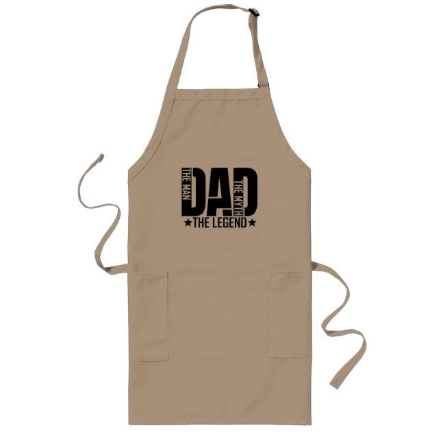 Tablier Long Papa Homme de légende (Devant)