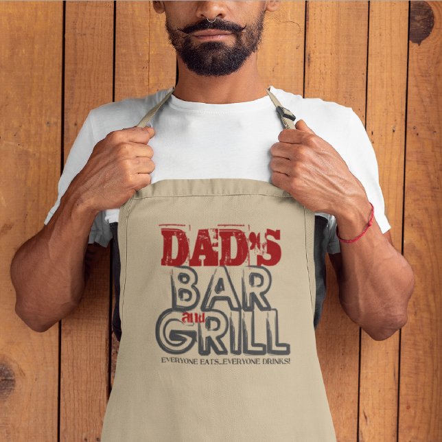 Tablier Long Papa's Bar and Grill Apron (Créateur téléchargé)