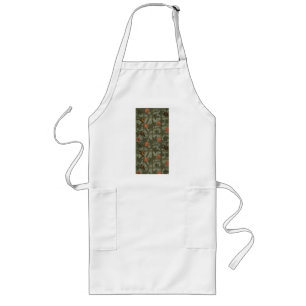 Tablier Long Papier peint à motif treillis de William Morris