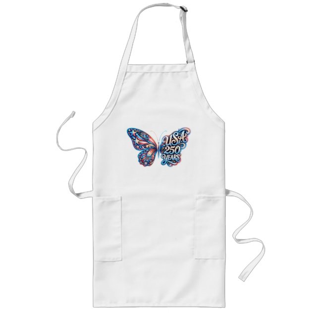 Tablier Long Papillon pour le 250e anniversaire des États-Unis (Devant)