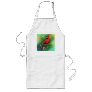 Tablier Long Parc ornithologique du Cardinal rouge du Nord