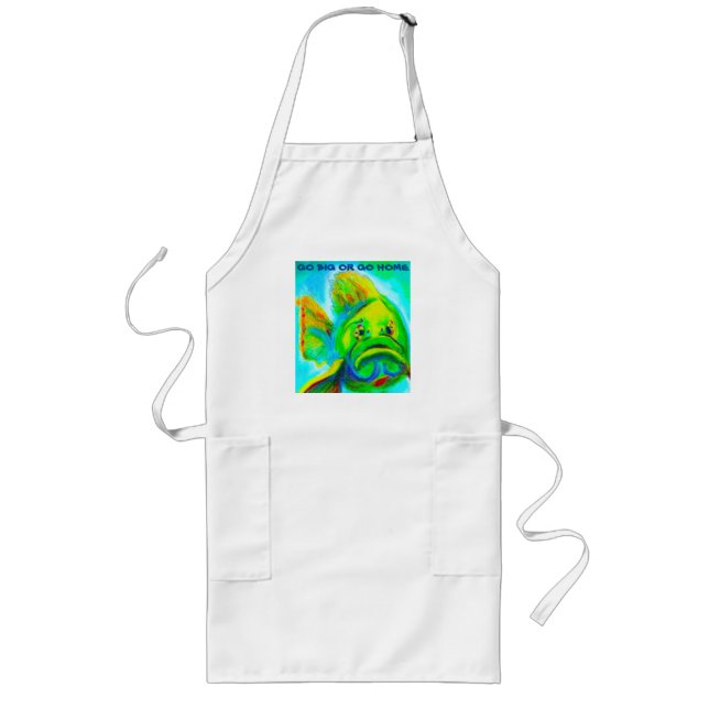Tablier Long Partez en grand ou rentrez chez vous Goliath Group (Devant)