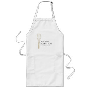 Tablier Long Parties scintillant d'or Whisk Bakery Apron