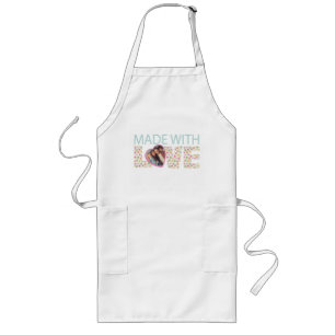 Tablier Long Pastel Chérie Valentine Coeurs de bonbons Apron