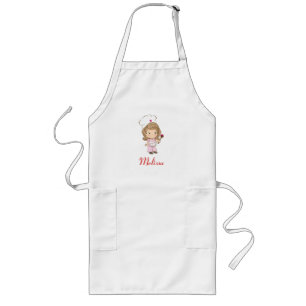 Tablier Long Pâtisserie Boulangerie Cuisinière Femmes Filles