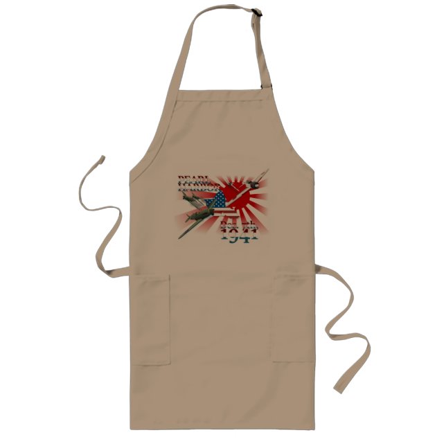 Tablier Long Pearl Habor 7 décembre 1941 Long Apron (Devant)