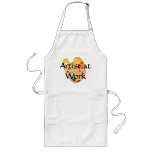 Tablier Long Peintre Peinture Peintres Artisanat Cuisine Pâtiss