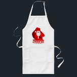Tablier Long Père Noël Noël cuisine graphique cuisiniers tablie<br><div class="desc">Un joli tableau blanc et rouge représentant père Noël dit "Ho Ho Ho Joyeux Noël.</div>