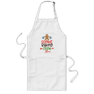 Tablier Long Personalized Cookie Baking Crew-Gingerbread Man