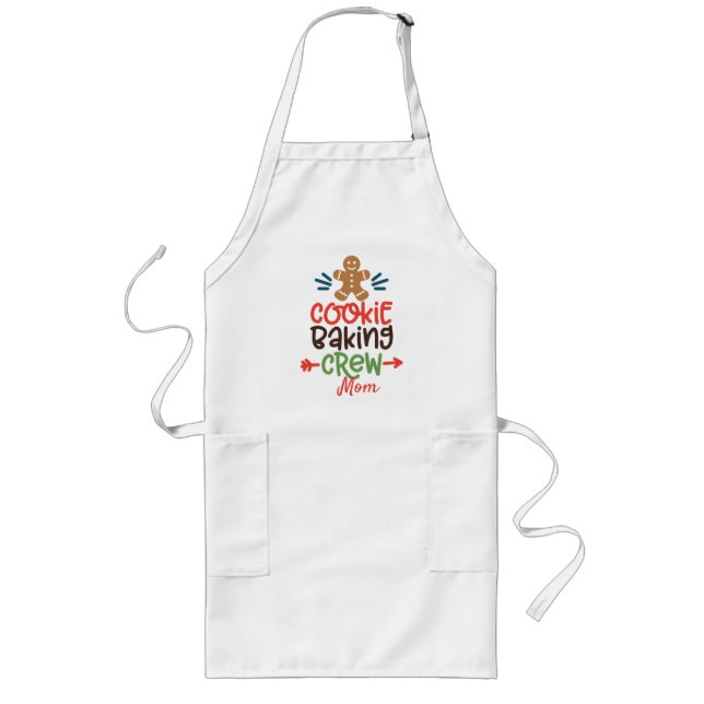 Tablier Long Personalized Cookie Baking Crew-Gingerbread Man (Devant)
