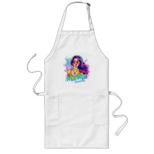 Tablier Long Personnalisé Retro Mama Pop Art (15)