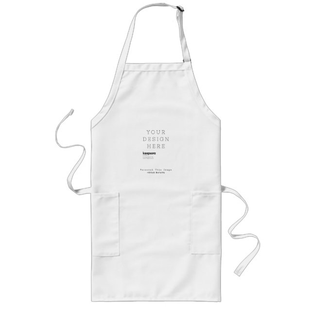 Tablier long personnalisé sur mesure (Devant)