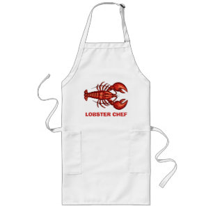 Tablier Long Personnaliser le chef homard