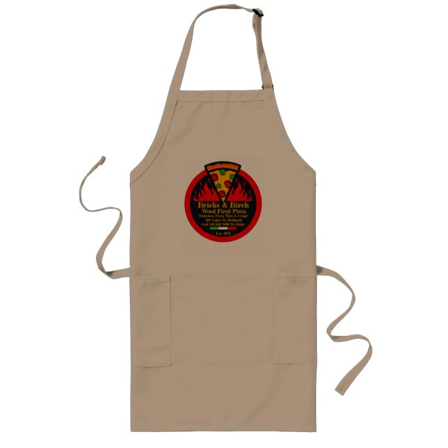Tablier Long Personnaliser le personnel de promotion du restaur (Devant)