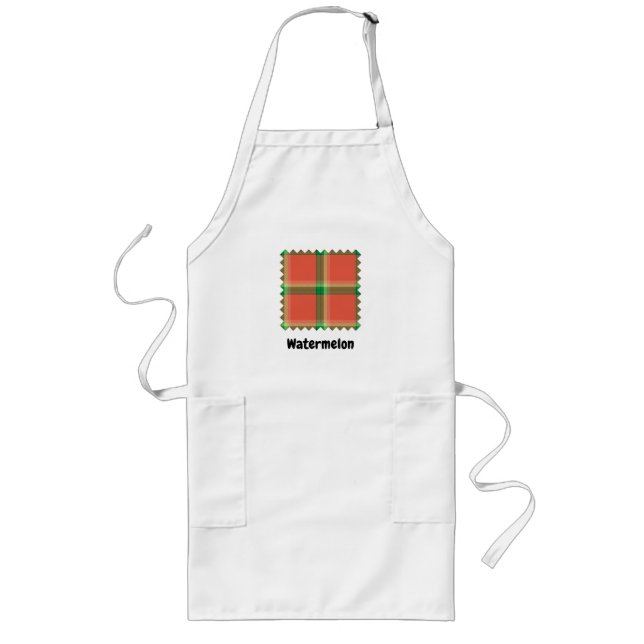 Tablier Long Pétoncle Tartan Apron (Devant)