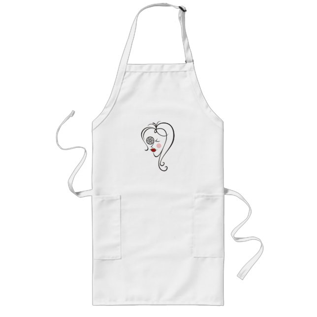 Tablier Long Photographe féminine (Devant)