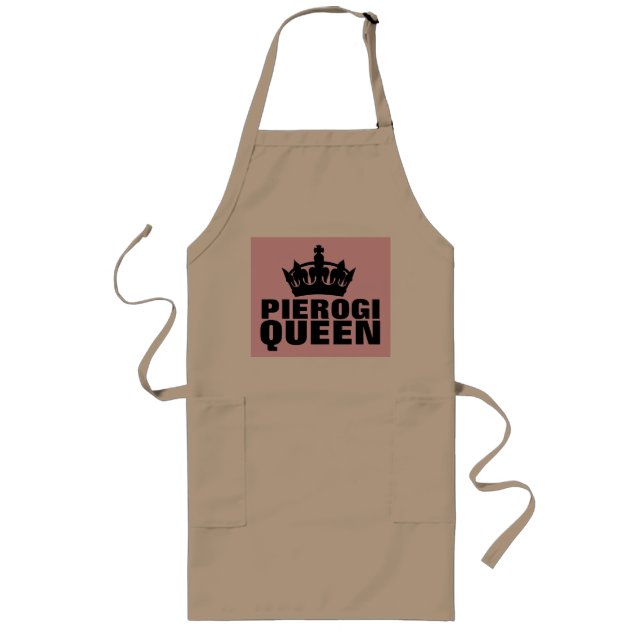 TABLIER LONG PIEROGI QUEEN KITCHEN APRON (Devant)