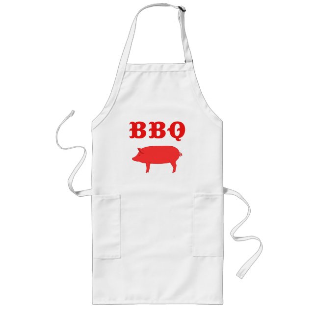 Tablier Long Pig barbecue (Devant)