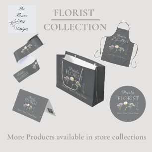 Tablier Long Pochettes de branding pour boutique de fleuriste m