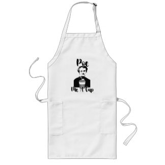 Tablier Long Poe Me A Cup Drôle Design Classique