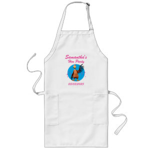 Tablier Long Poules drôles Soirée de poulet humour de fête