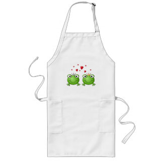 Tablier Long Prince de grenouille et princesse de grenouille,