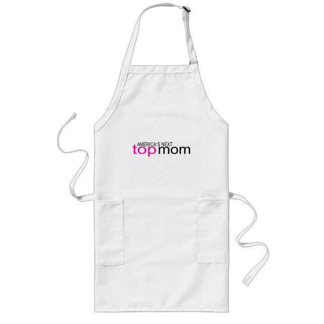 Tablier Long Prochaine maman supérieure des Amériques (Devant)