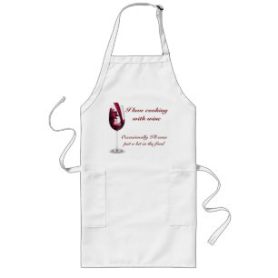 Tablier Long Red Red Wine - Long Apron