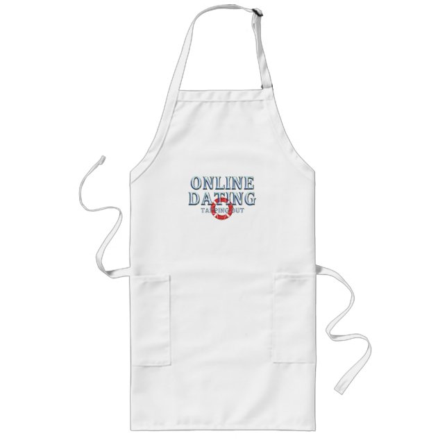 Tablier Long Rencontres en ligne humour TEE (Devant)